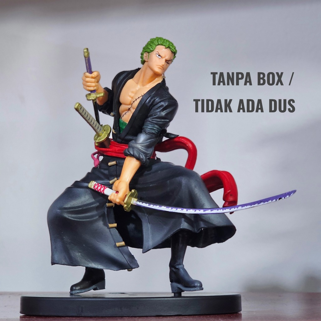 ACTION FIGURE RORONOA ZORO GENTENG WANO ARC ONE PIECE STRAW HAT PIRATE  MONKEY D LUFFY PATUNG PAJANGAN KOLEKSI ANIME HOBI FZ48