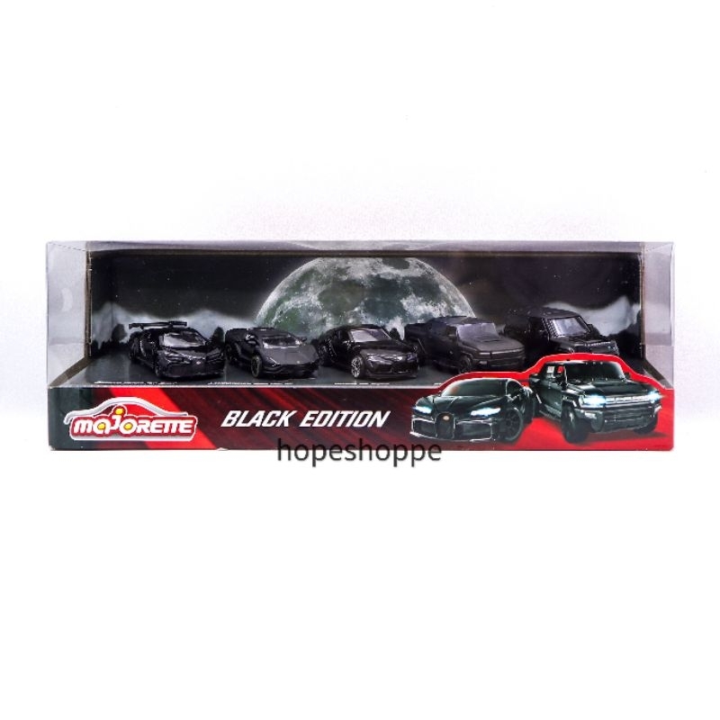 Jual Majorette Black Edition 5 Piece Giftpack Set Diecast Mobil ...