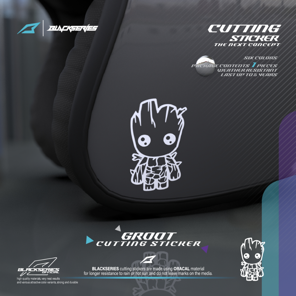 Jual Cutting Stiker Groot | Sticker Groot | Groot | Shopee Indonesia