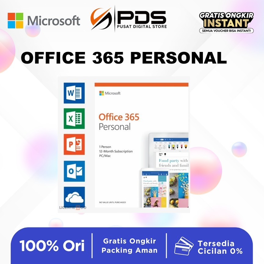 Jual OFFICE 365 PERSONAL ORIGINAL PRODUCT KEY 1 - 3 YEAR | Shopee Indonesia
