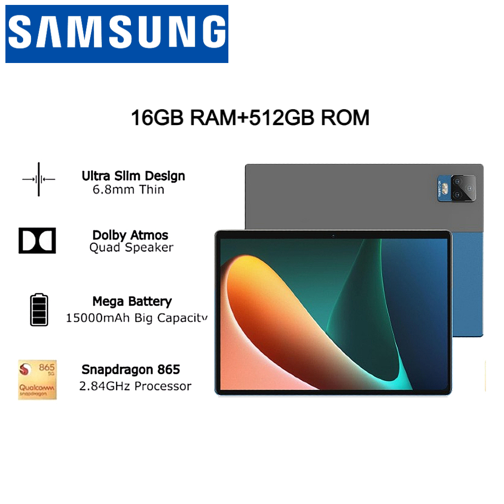 Jual PROMO HEBAT Galaxy Tab Tablet 12inch |16GB RAM +512GB ROM| Smart ...