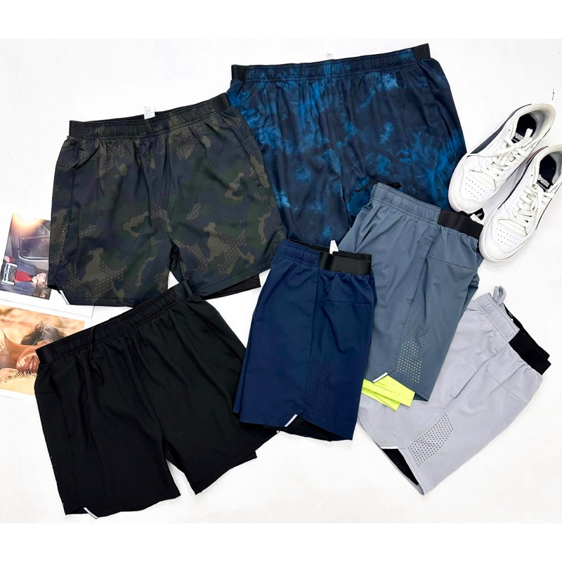 Celana Anko Dual Layer Active Shorts (7 Colours)