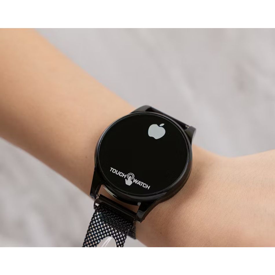Jual Jam Wanita Digital Touch Screen Tali Rantai Magnet Elegan Bulat ...