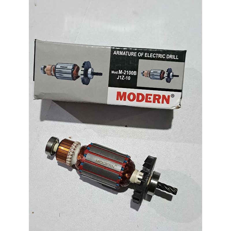 Jual Armature Angker Bor 10mm M 2100 Jiz 10 M2100B Modern | Shopee ...