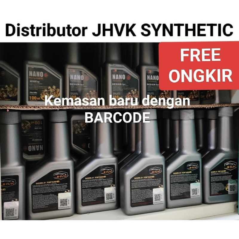 Jual ORIGINAL Malaysia (BARCODE) JHVK PURE NANO SYNTHETIC OIL | Shopee ...