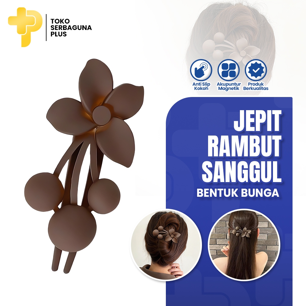 Jual Jepit Rambut Cepol Sanggul Wanita Jedai Duckbill Doff Matte Klip ...