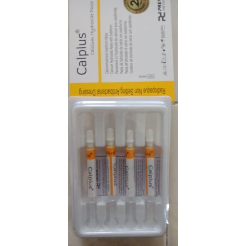 Jual Cal cium Hydroxide Paste Calplus with iodoform prevest denpro isi ...