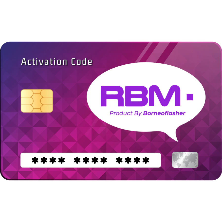 RBM Borneo Aktivasi Lisensi Token New / Renew