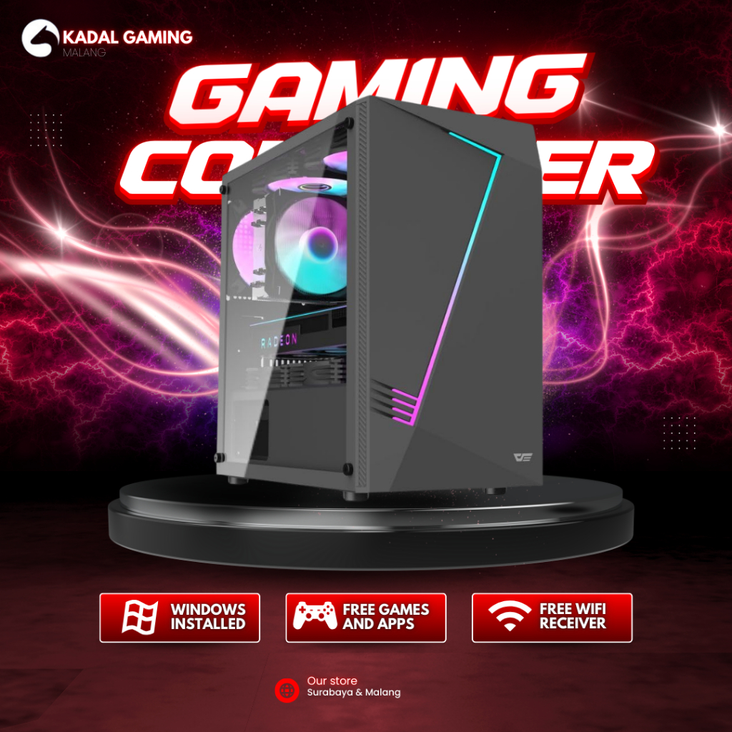 Jual PC GAMING EDITING INTEL CORE I5 10400F TRAY H410M RAM 32GB DDR4 ...