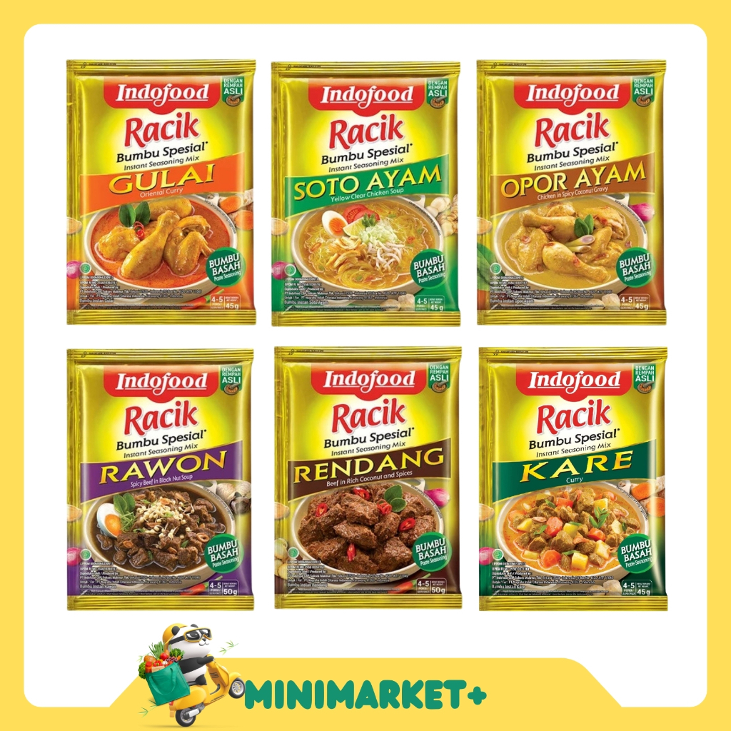 Jual INDOFOOD BUMBU RACIK BUMBU BASAH GULAI KARE RENDANG OPOR AYAM ...