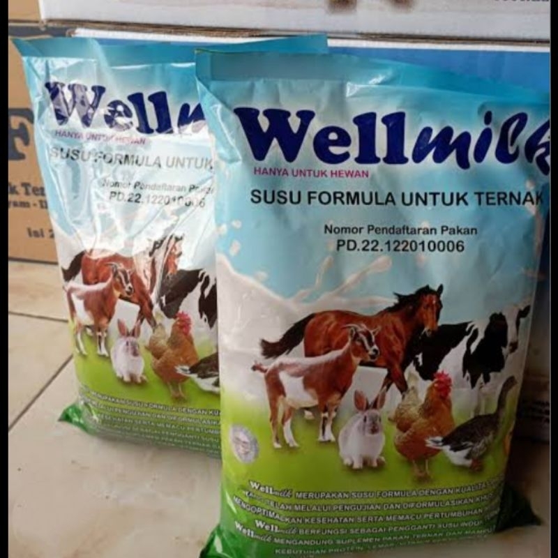 Jual WELLMILK WELL MILK SUSU UNTUK HEWAN SAPI KUDA KERBAU KAMBING DOMBA ...