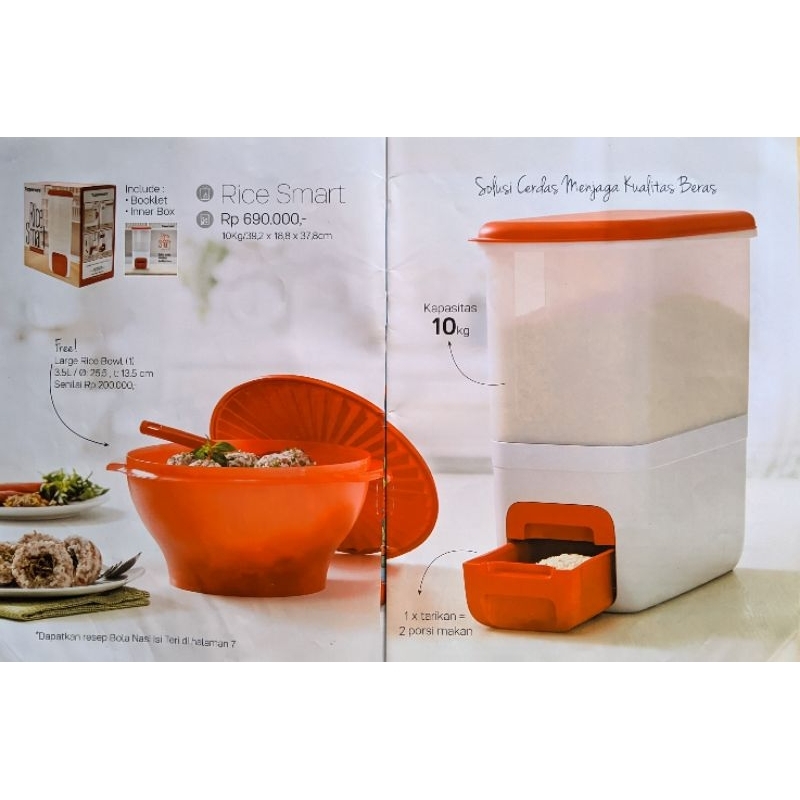 Jual Tupperware Rice Smart [size 10Kg] | Shopee Indonesia