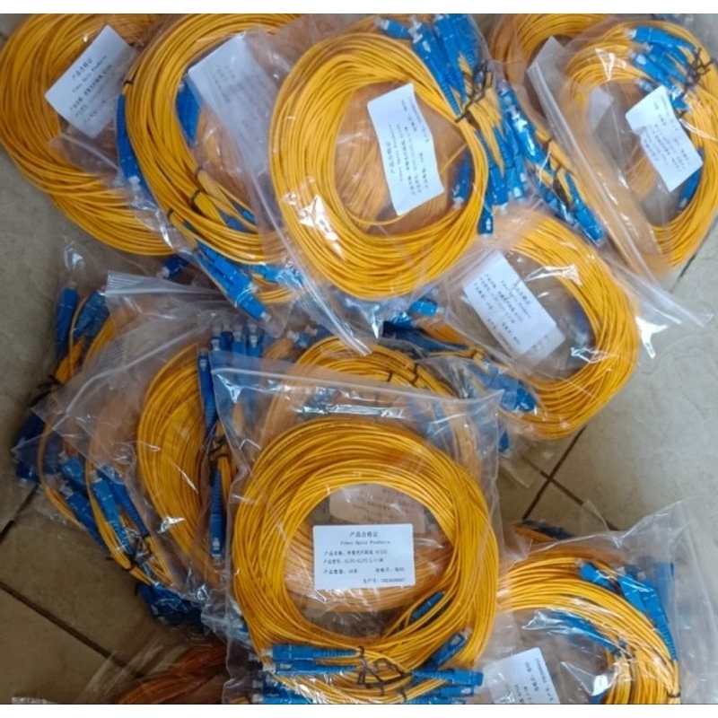 Jual patchcord patchcore patcore sc upc 2mm 3 meter | Shopee Indonesia