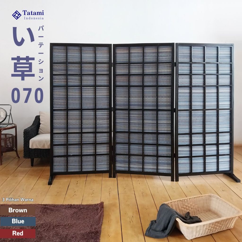 Jual IGUSA 70 - 3 Panel Partisi Sekat Partisi Sketsel Screen Furniture ...
