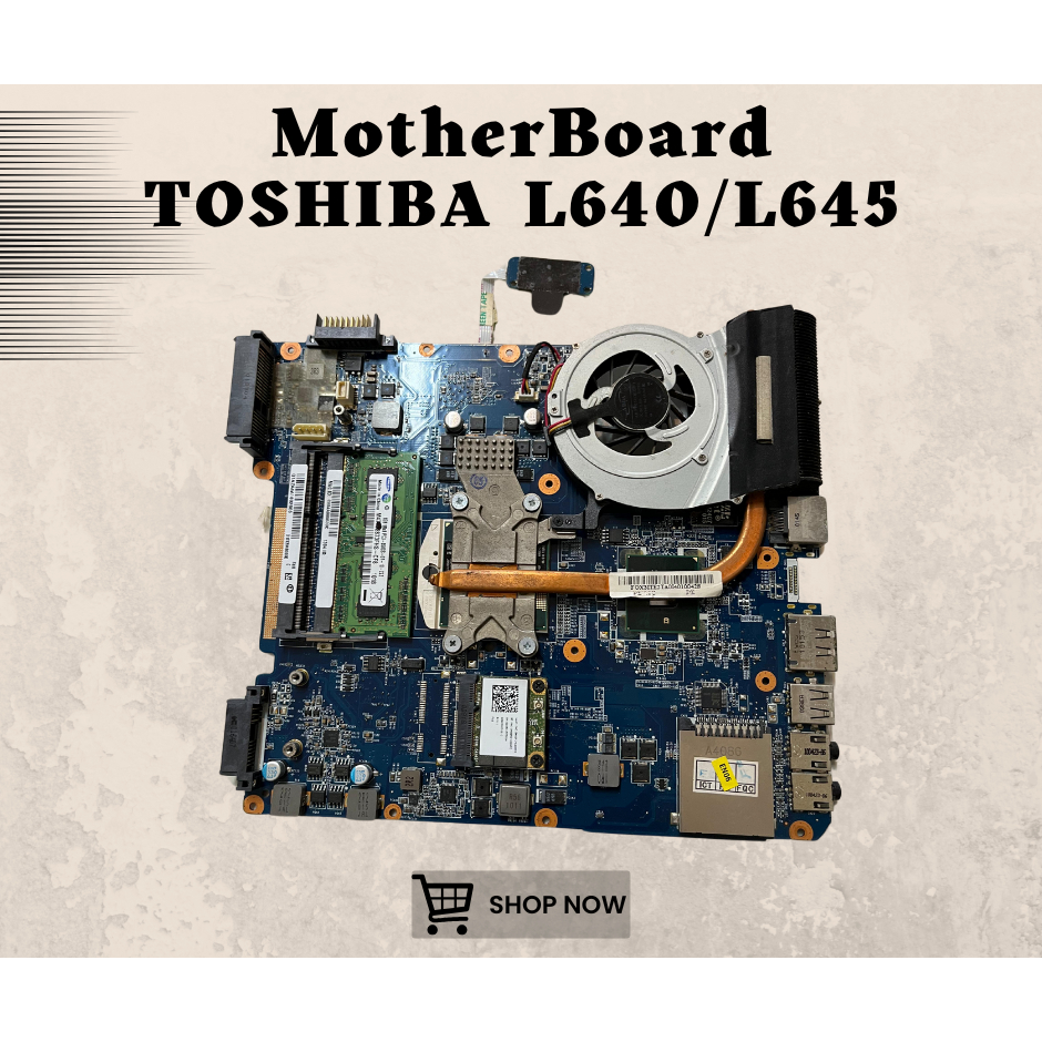 Jual MOTHERBOARD LAPTOP TOSHIBA L640/L645 NORMAL SECOND | Shopee Indonesia