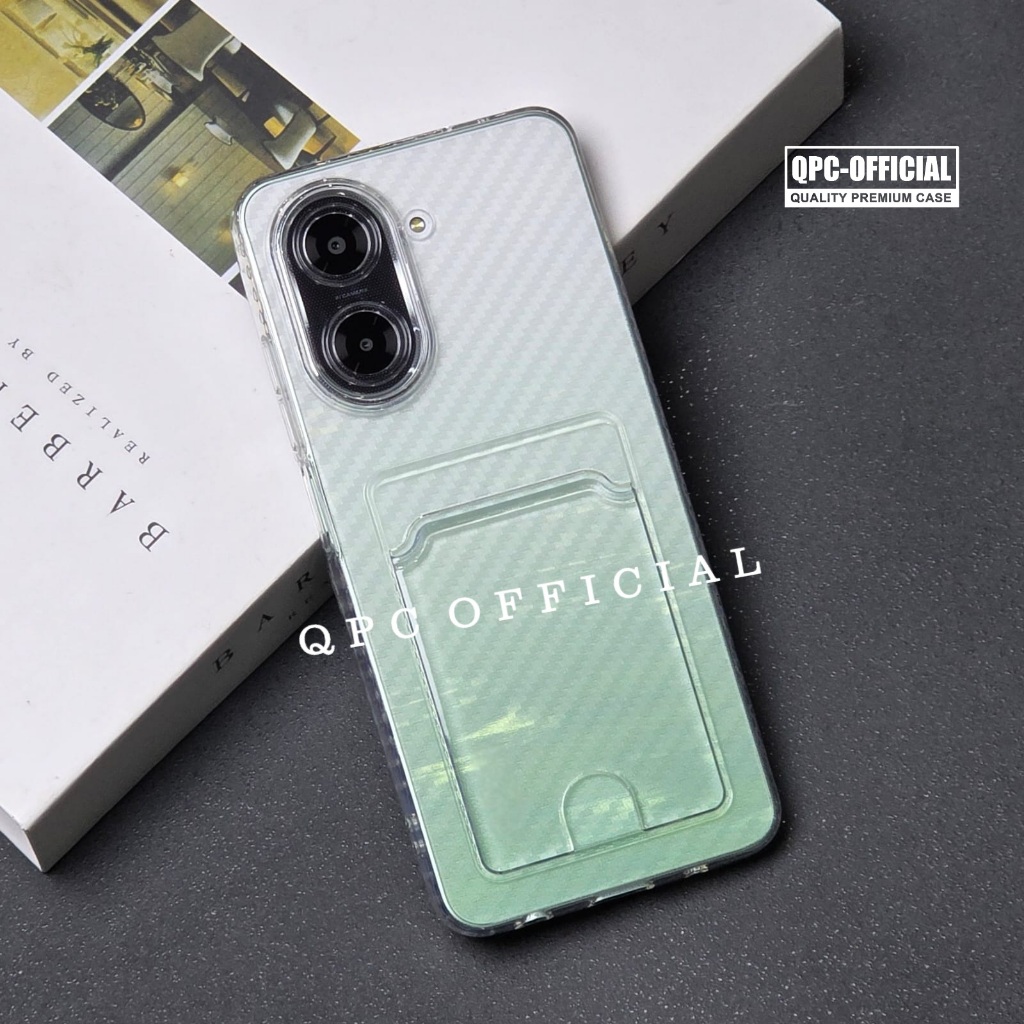 Jual Poco C71 Card Case Bening Slot Kartu Case Poco C71 | Shopee Indonesia