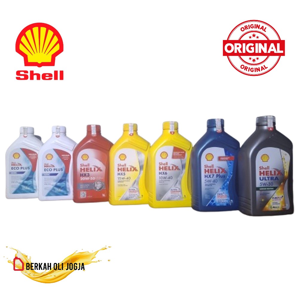 Jual Oli Mesin Mobil Shell All Varian Original Bergaransi 1L | Shopee ...