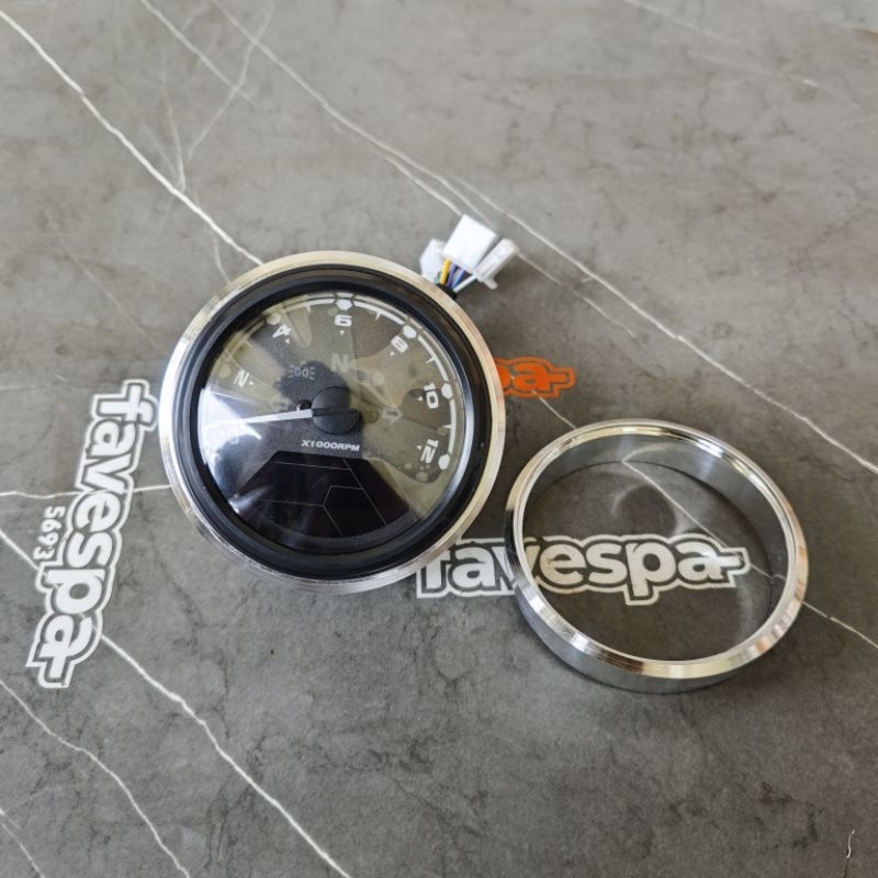 Jual Ring Adaptor Speedometer Digital Babon Vespa Npx Cnc | Shopee ...