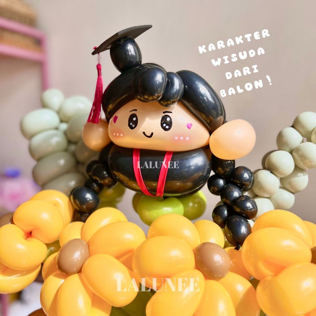 Jual Balon Graduation Bouquet / Bunga Balon Wisuda / Hadiah Kelulusan ...