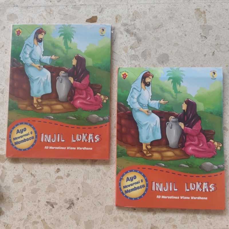 Jual BUKU ANAK KRISTIANI / AYOK MEWARNAI & MEMBACA INJIL LUKAS / PRODUK ...