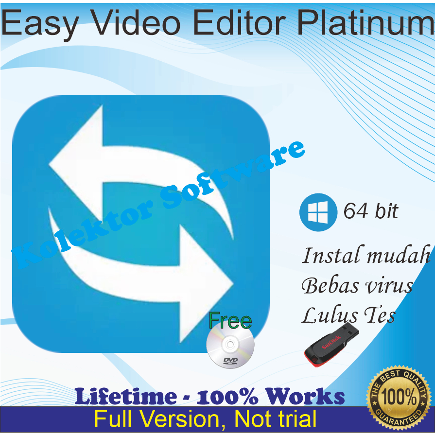 Jual Easy Video Editor Platinum 11.07 - Full Version, Lifetime | Shopee ...