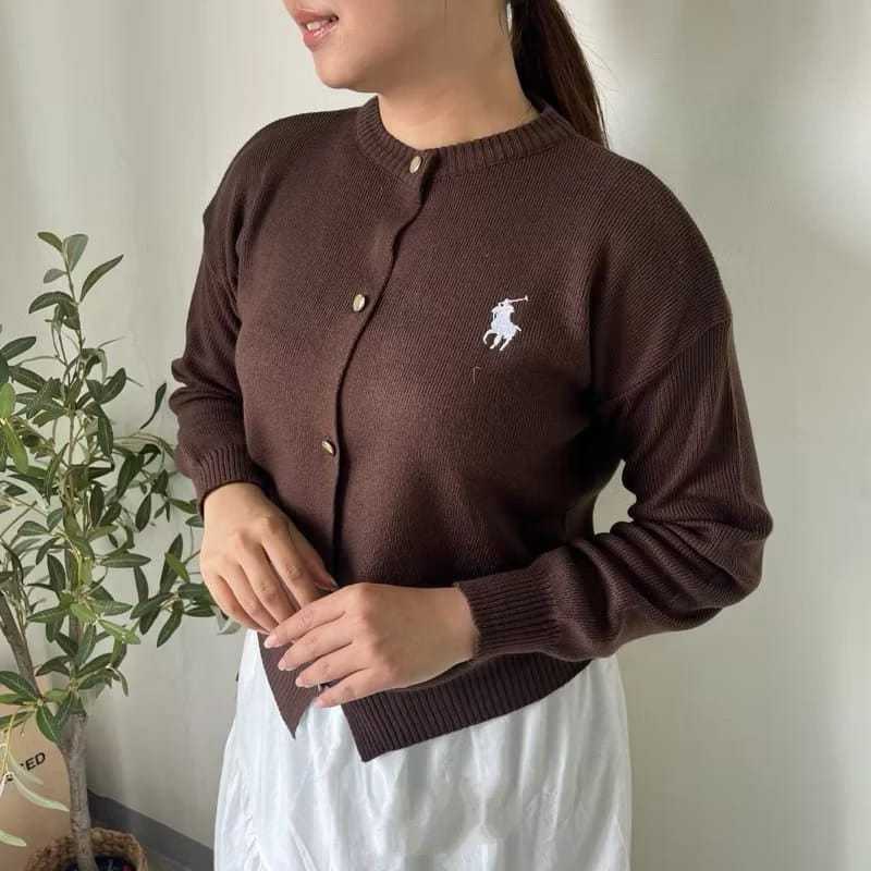 Jual cardigan Aurora //atasan wanita cardigan//cardigan kancin gold ...