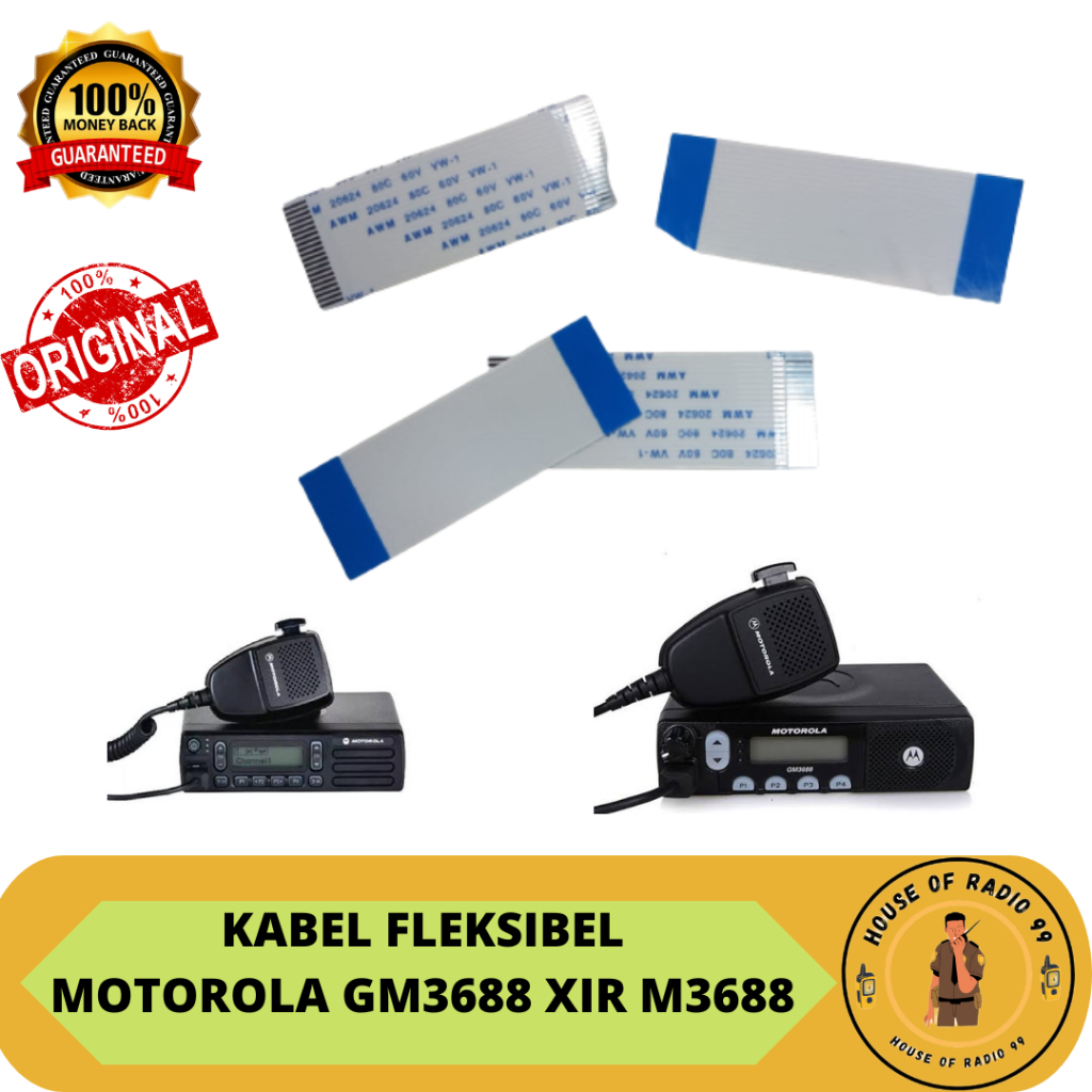 Jual Kabel Flexibel RIG Motorola XIR M3688 Kabel Flexibel GM 3688 ...