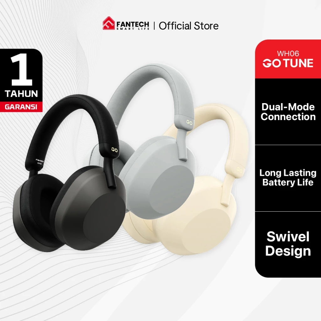 Fantech Headphone Bluetooth Dual Mode Headset Wireless GO Tune WH06