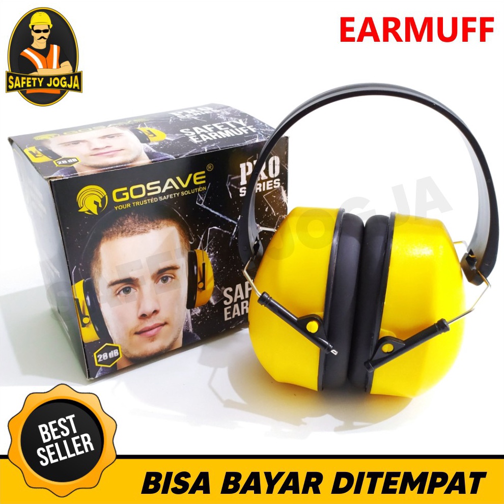 Jual KODE H68P Earmuff Safety Penutup Telinga Ear Muff Gosave Pro ...