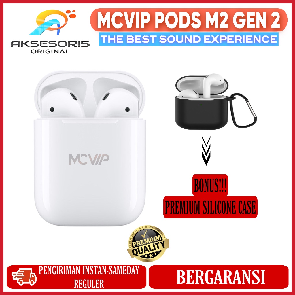 Jual MCVIP PODS 2 Generation 2 TWS Bluetooth With Wireless Charging ...