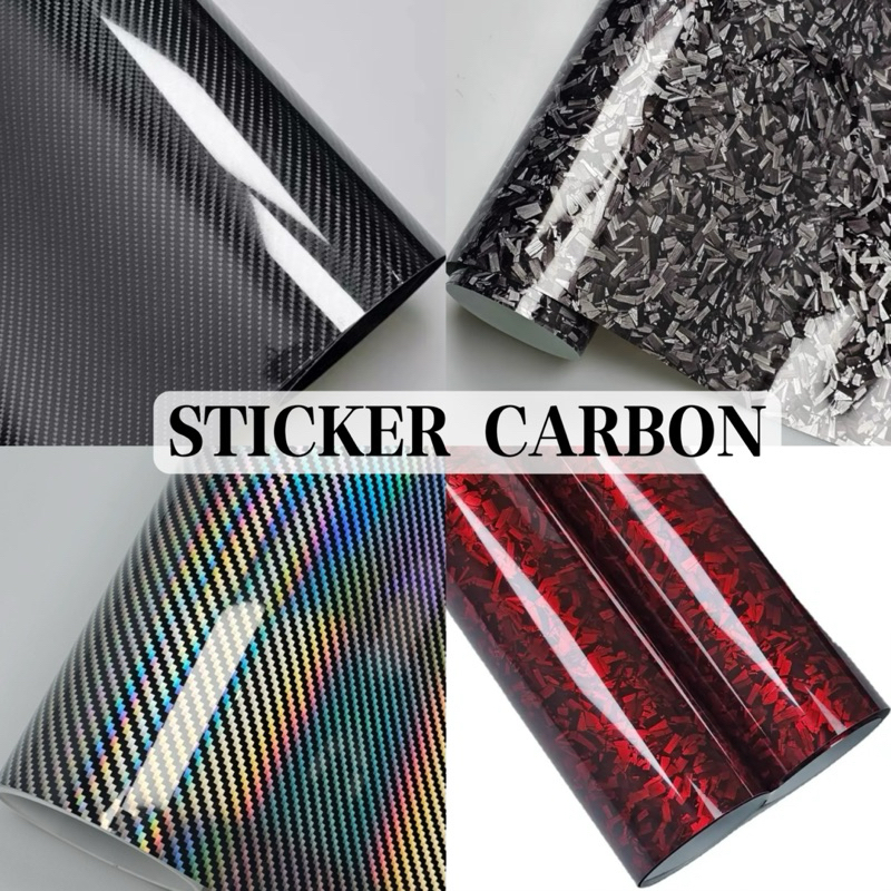 Jual Sticker Carbon Forget Stiker Karbon Kendaraan 50cm x 50cm | Shopee ...