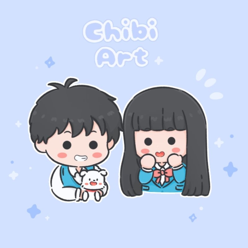 Jual Jasa ilustrasi wajah | Gambar Custom | Commission Art chibi ...