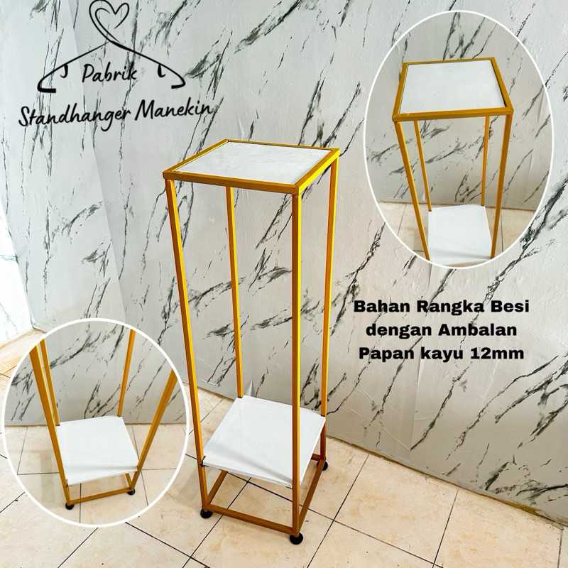 Jual Stand Besi Ambalan Papan Kayu | Besi Rak Tanaman Ambalan Serbaguna ...