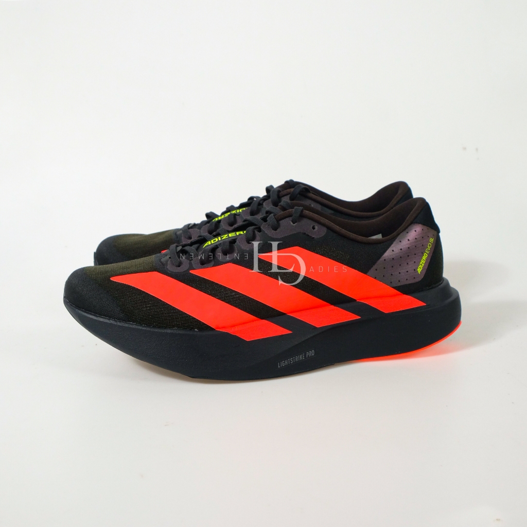 Jual Adidas Adizero Evo SL Men Running Shoes Black Carbon Lucid Red ...