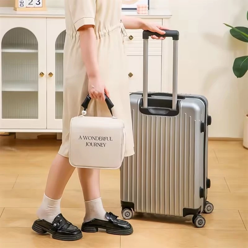 Handheld Makeup Bag - Pink