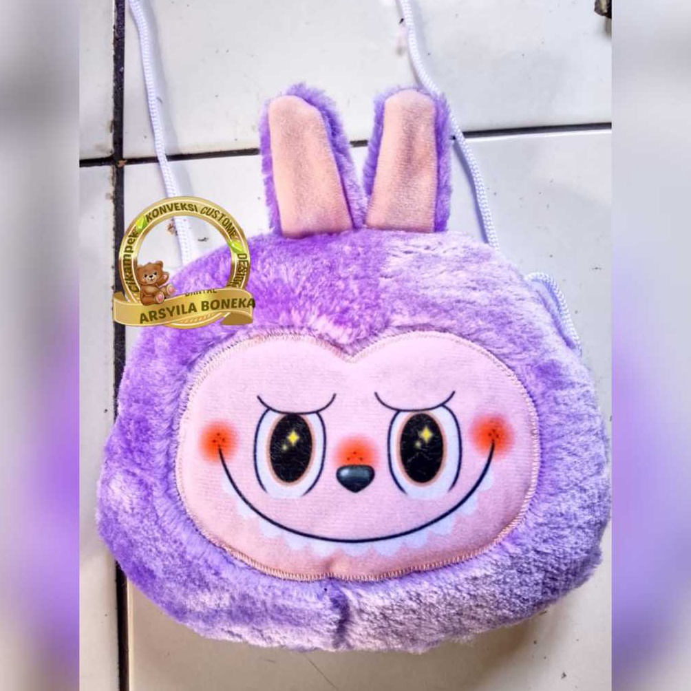 Jual Cuma hari ini Tas Koin LabubuLabubu ungu labubu cream labubu ...
