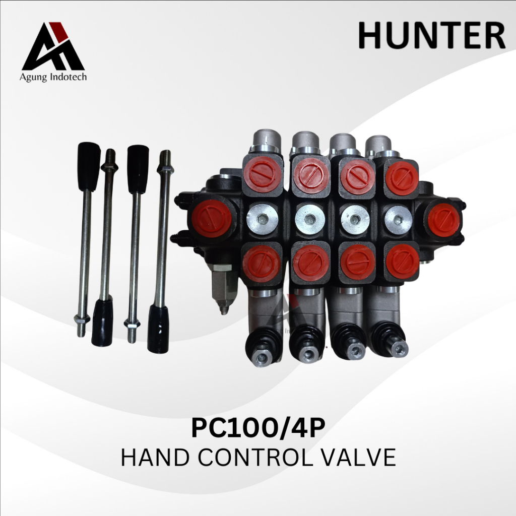 Jual HUNTER PC100/4P HAND VALVE PNEUMATIC CONTROL | Shopee Indonesia