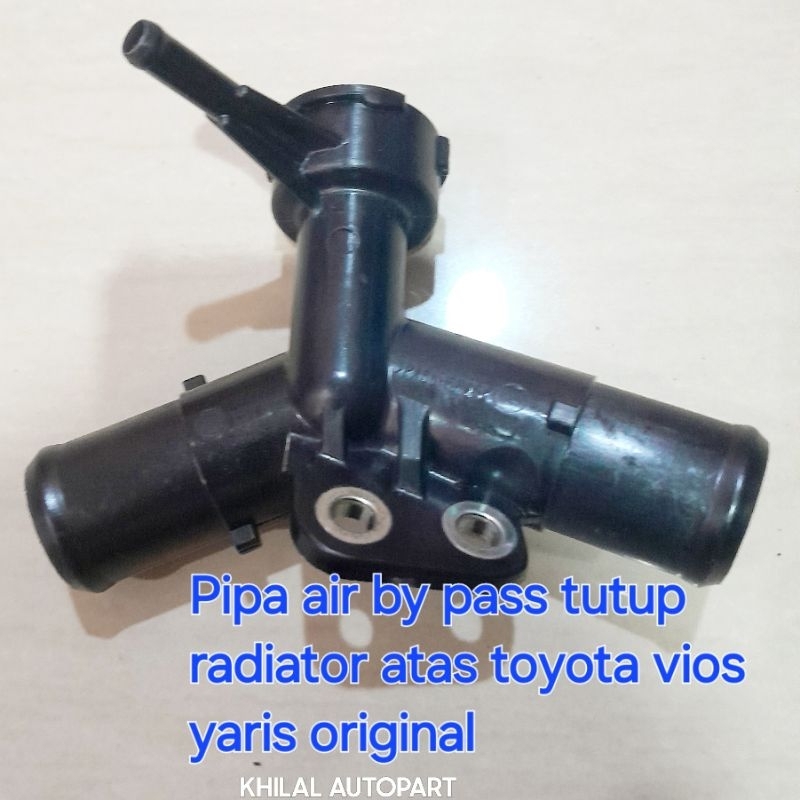 Jual Pipa air by pass tutup radiator atas toyota vios yaris original ...