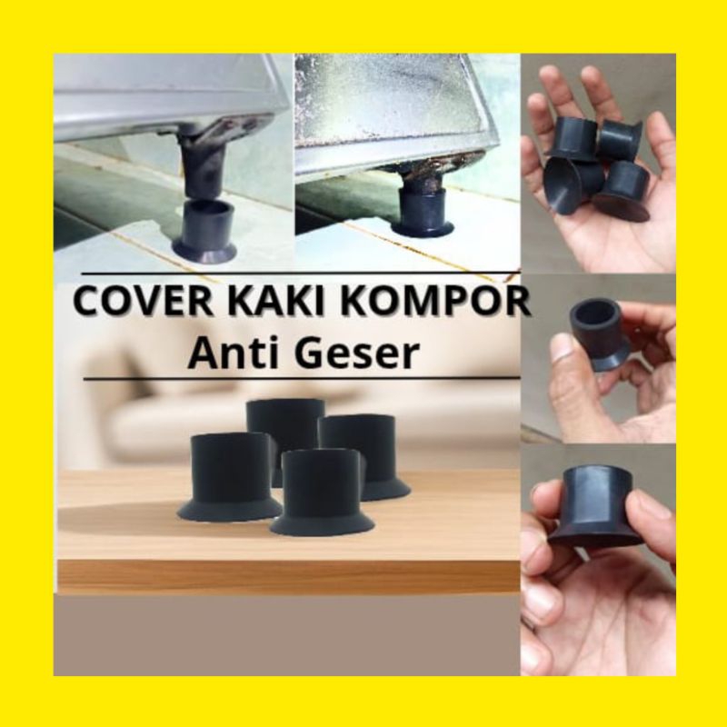 Jual Kaki Karet Kompor Gas Multifungsi (4pcs) / Cover Kaki Kompor Gas ...