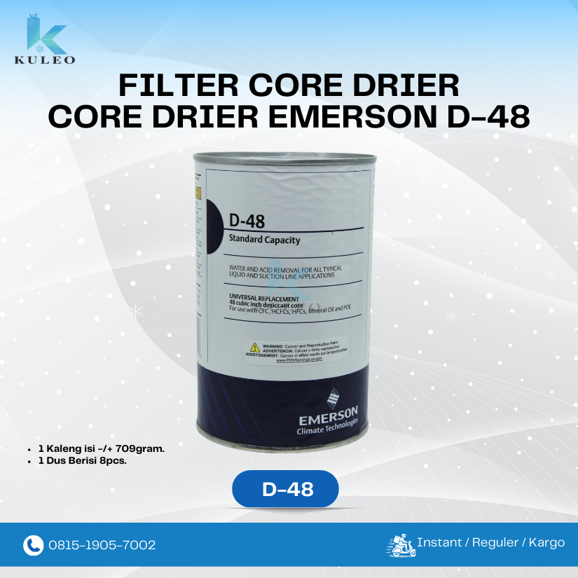 Jual Filter Core Dryer Emerson D-48 / filter drier d48 | Shopee Indonesia