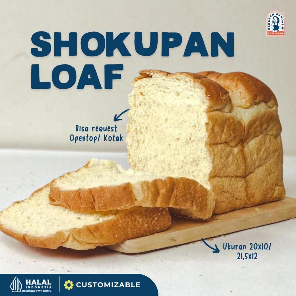 Jual Roti Makanan Wargasini Shokupan / Roti Tawar Susu Jepang Milk Bun ...