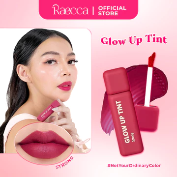 Raecca Glow Up Tint Rekomendasi Liptint Waterproof Untuk Sekolah Dan Daily Use