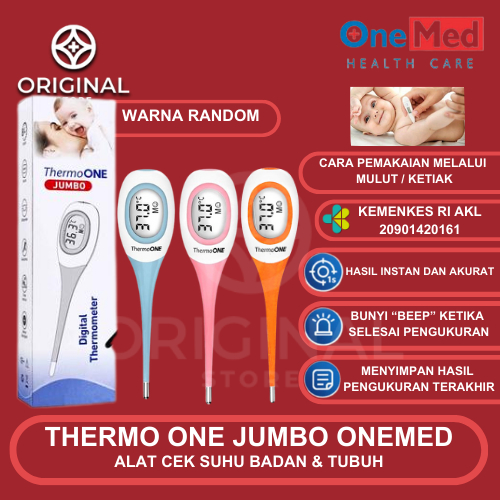 Jual Termometer Digital Onemed Thermo One Jumbo Thermometer Medis ...