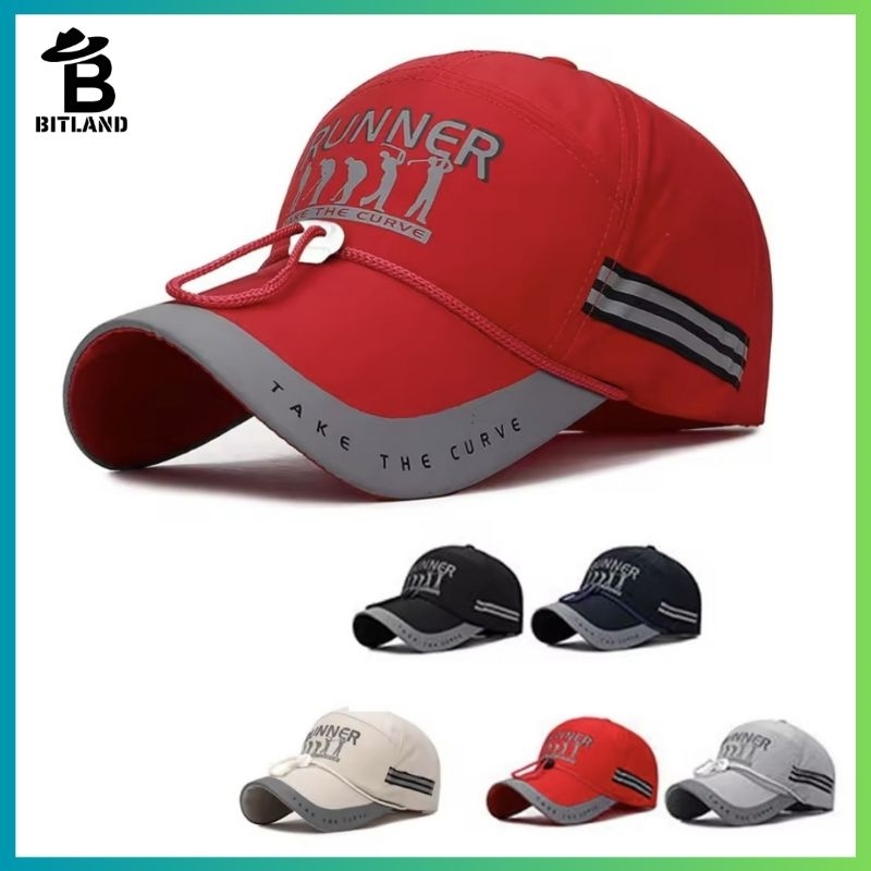 Jual BITLAND Topi Cap RUNNER Take The Curve Topi Baseball Pria Wanita ...
