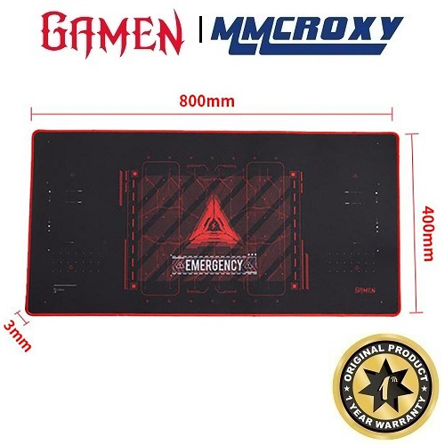 Jual Gamen GP-XXL Mousepad Gaming Anti Slip Durable with Speed and ...