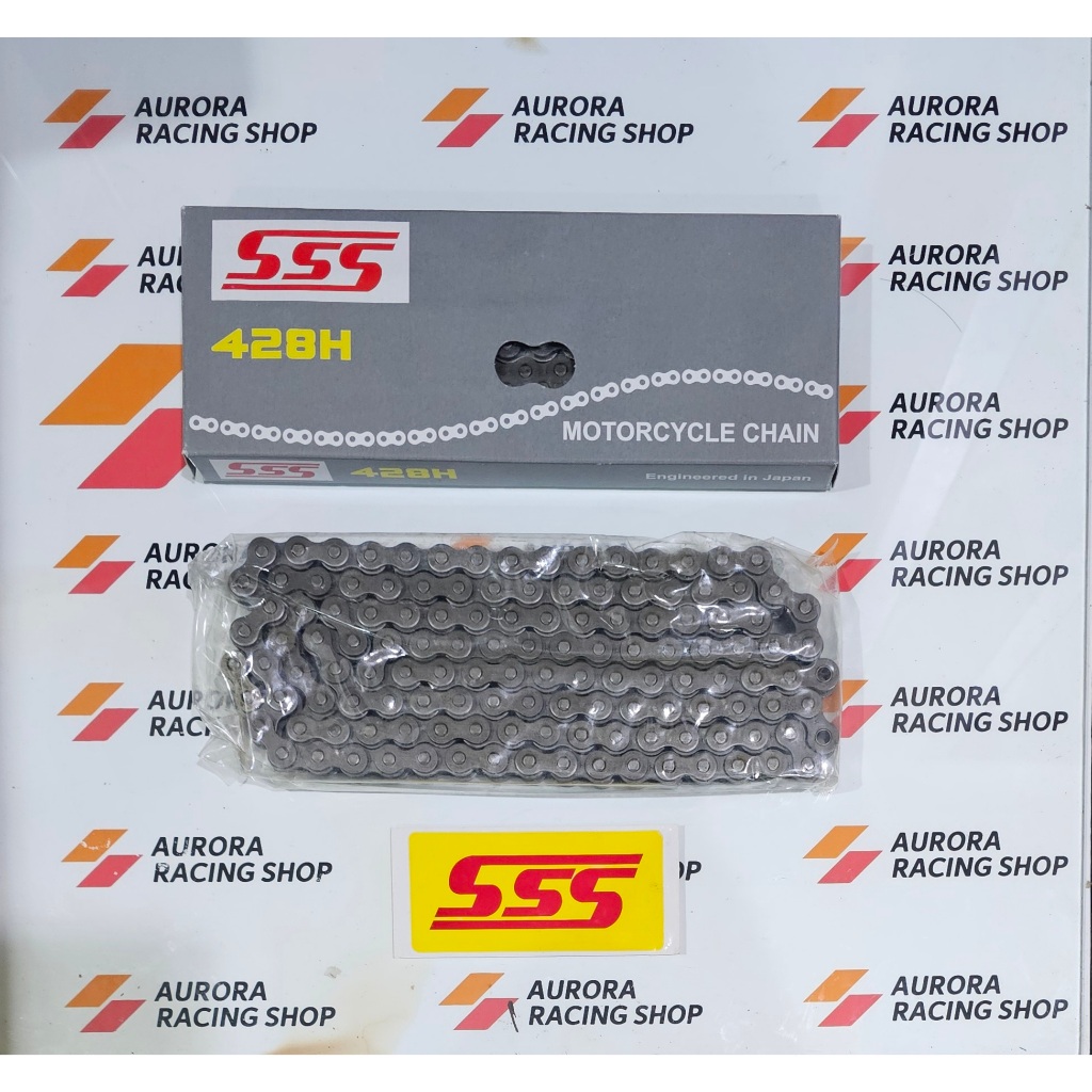 Jual RANTAI SSS 428H - 110L / 120L / 130L - STANDARD WARNA HITAM HEAVY ...
