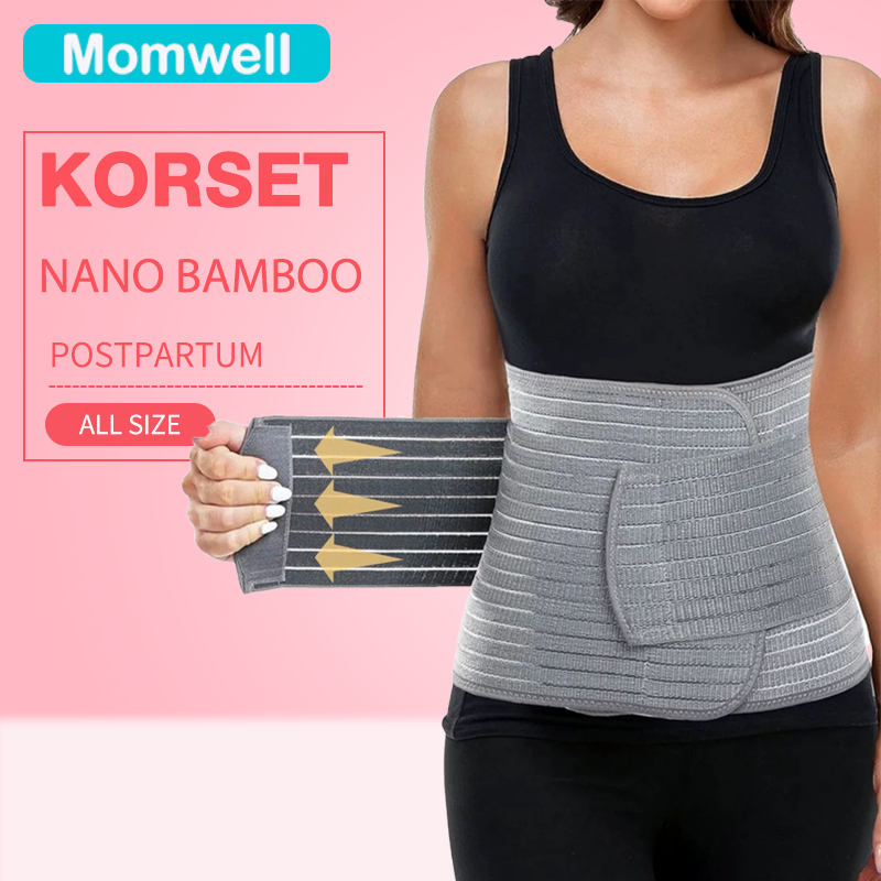 Momwell Korset Postpartum Bamboo - Korset Bamboo Pasca Melahirkan ALL SIZE SY01