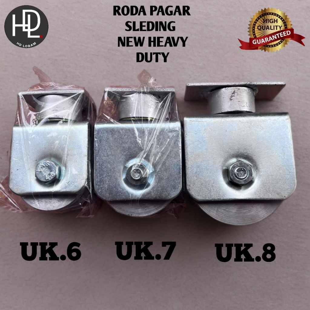 Jual roda pagar sleding new heavy duty ukuran 6.cm 7.cm dan 8.cm model ...