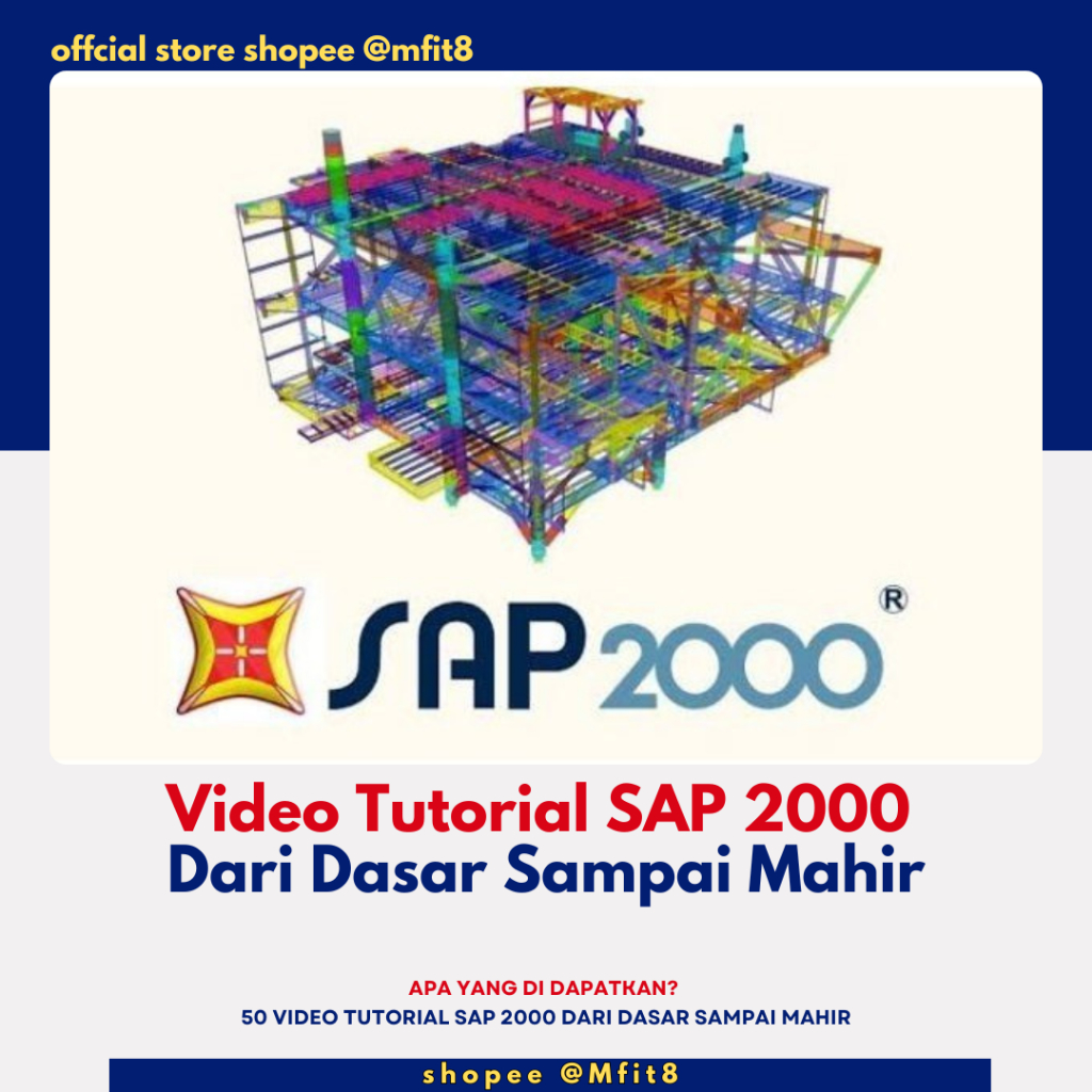 Jual TUTORIAL SAP 2000 DARI DASAR SAMPAI MAHIR | Shopee Indonesia