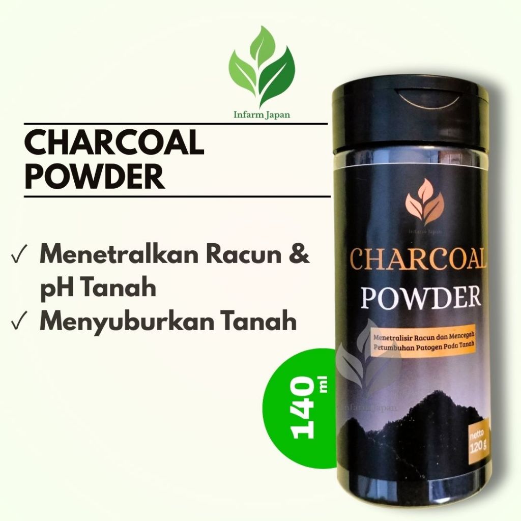 Jual Charcoal Powder Serbuk Arang Kayu Penyubur Tanah Tanaman Dan Media ...
